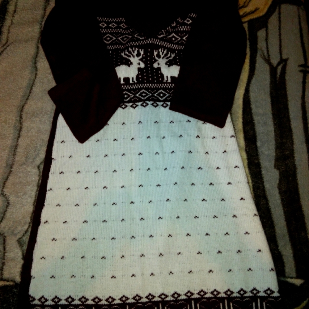 Women's festive pullover sweater